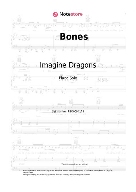 bones imagine dragons piano|‎Bones .